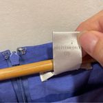 Cute vintage 90’s periwinkle linen blend square neck sheath mini dress Blue Size L Photo 12