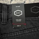 RVCA high rise tapered black jeans Photo 3