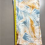Cynthia Rowley 100% Linen Wide Leg Pants Cropped Tropical Print Flowy Beach Sz L Photo 9