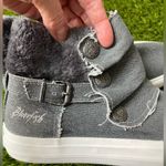 blowfish Malibu Malia Shearling Faux Fir Lined Canvas Booties Size 7.5 Photo 5