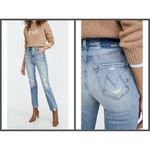 💕MOTHER SUPERIOR💕 High Waisted Rider Skimp Jeans ~ The Confession 25 NWOT Blue Photo 1