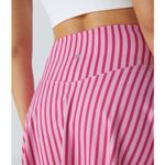 Halara  Womens Pink NEW High 2-in-1 Side Pocket Striped Mini Tennis Skirt Sz‎ L Photo 9
