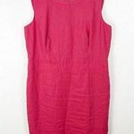 Armani Collezioni Pink Limed Sleeveless Hidden Back Zipper Dress, Size 12 Photo 0