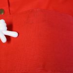 POPI Red Midi Shirt Dress Vintage 70s Union USA Belted Snap Secretary Size 0 Photo 7