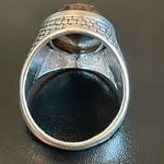 Casual Tiger eye stone S925 silver ring size 8.75 Photo 3