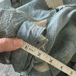 ZARA Basic Shorts Women’s Size SmallCrane Birds Ruffle Layers Blue Wide Zipper Photo 12