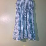 Staccato  3/4th Pearl Button Down Flare Dress Size Large Photo 3