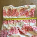 Flying Tomato Cream and Pink Embroidered Strapless Dress Size M Photo 4