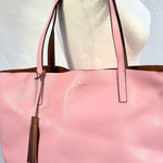 Kate Spade  Ava Reversible Open Tote Pink/ Brown Refined Grain Leather❤️ Photo 0