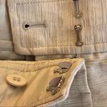 Etcetera cream/tan cuffed dressy shirts size 2 Photo 2