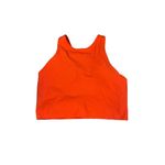 Athleta  Women's Activewear Sport Bra Halter Sleeve Orange Medium Photo 2