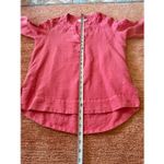 Vineyard Vines  Pink Embroidered Linen Blend Tie Sleeve Blouse Size XS Photo 4