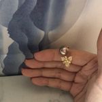 Boutique AAA 10.5mm Custom Made Genuine Pearl Clover Ring Photo 5
