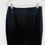 Burberry  Womens Silk Pencil Skirt‎ Size EU44 US8 Black Quiet Luxury Capsule Chic Photo 2