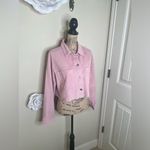 NTM: Mimosa Cropped Raw Hem Trucker Style Pink Corduroy Jacket NWT Size M Size M Photo 5