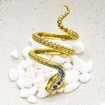Golden Snake Wrap Ring Gold Size 6 Photo 2