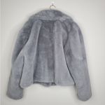 Nordstrom Topshop Claire faux fur jacket gray Photo 4