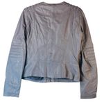 Rino & Pelle Abigail Leather Jacket Women's 40 Lavender Moto Zip Lambskin READ Purple Size M Photo 1