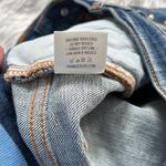 Francesca's Francesca’s Harper Rolled hem distressed pearl embellished jean blue shorts 26 Photo 9