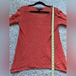 Peck & Peck  Woman’s Blouse Top Medium 100% Linen Blend Round Neck Shirt Photo 4