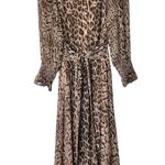 EXPRESS Animal Print Maxi Dress belted size M Photo 0