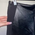 Shinestar 🧡NWT-Pleather/fabric side zip up pant Photo 1