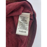 We The Free  Striped Cropped Long Sleeve Shirt Orange Pattern Sleeve Size Medium Photo 4