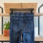 Spanx High-Rise Cropped Two Tone Denim Flare Jeans Style #20231R, Small Photo 8