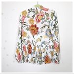 Loft  Floral long sleeve blouse Photo 6