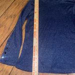 Violets & Roses Elegant Navy Blue sparkly Women's Sweater NWT petite medium Photo 4