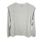 Democracy Womens Sweatshirt Cream Stitch Detail Pullover Top Size S NWT Soft Photo 1