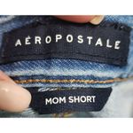 Aeropostale  Light Wash Mom Shorts Distressed Denim High Rise Summer Festival‎ Photo 4