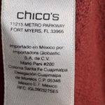 Chico's  Women's 3 (XL) Burnt Orange Open Knit Cardigan 100% Wool Fall Layering Photo 10