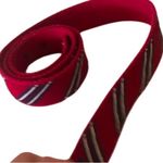 American Eagle Vintage Red Nautical Belt Americans Eagle Outfitters with Silver D ring Photo 3