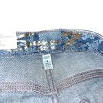 Seven7  Python Indigo Denim Shorts‎ Size 4 Fray Hem Weekend Shorts Photo 5