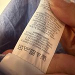 J.Crew Periwinkle Blue Button-Up Shirt with Gold Sequin Stripe Accents Size 6 S Photo 10