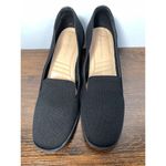 Adrienne Vittadini Women's Square Toe Knitted Black Block Heel Pumps Size 8.5M Photo 5