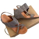 Gentle Souls Like New  Leather Irwin Wedge Sandals Photo 0