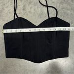 ZARA  Corset Top Tank Straps Black size Small Photo 3