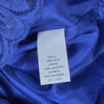 Anthropologie Moulinette Soeurs Black Blue Puff Sleeve Silk Bolero Dress 6 NWT Photo 5