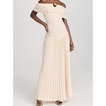 LIONESS  Field Of Dreams Dress in Oatmeal Medium New Womens Maxi Gown Photo 14