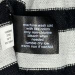 Lane Bryant Sweater Womens 18 20 Black Gray Striped Bell Sleeve Casual Neutral Photo 7