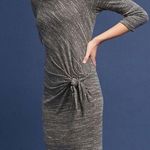 Anthropologie Dolan Yesmine Side Knotted Dress Gray Size XS Photo 1