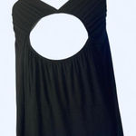 Venus Black blouse with pleated bodice and a keyhole front  2X Photo 0