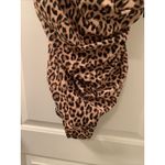 Aqua Green  Women's Twist-Front Swimsuit Leopard Print Size S 4/6 Photo 7