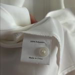 Allegra K NWT 💯  Classic White Shirt button up blouse size M Photo 2