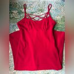 Vintage Evan Picone sleeveless red strappy maxi formal dress, size 16 Photo 7
