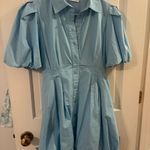 &merci Baby blue shirt dress Photo 1