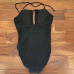 J.Crew Black Halter Neck Keyhole One Piece Swimsuit Size L Photo 4