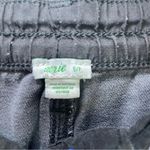 Aerie  Black Denim Shorts Elastic Back Waist Size Small Cut Off Shorts Photo 2